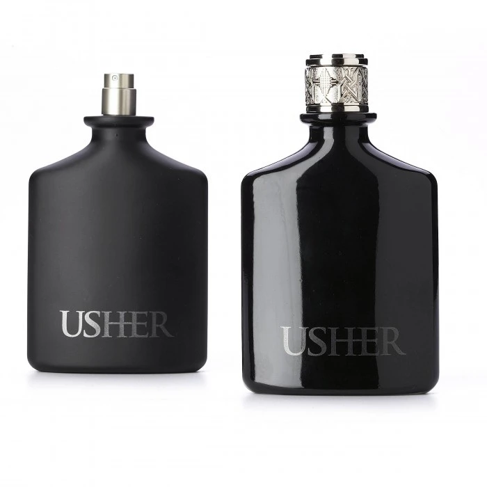 Matte black Spray Coating and glossy black Spray Coating with organic silver Silk Screen Printing over curved front panel