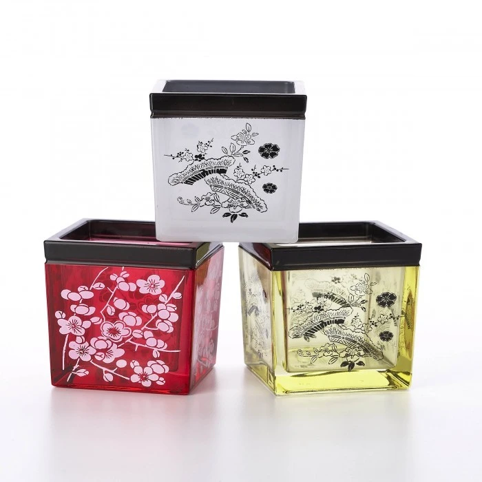 Edge Masked two-color Organic Spray Coating with Silk Screen Printing on all four panels