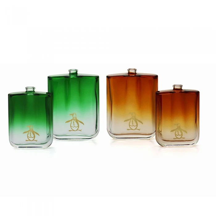 Organic Spray gradient fade with gold Hot Stamp over rounded center panel